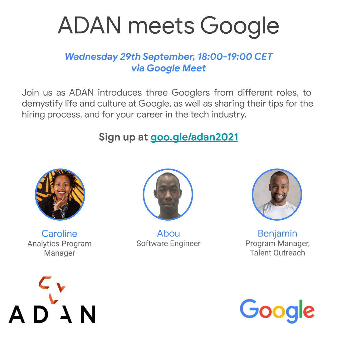 ADAN meets Google